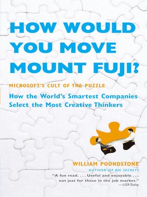 cover image of How Would You Move Mount Fuji?